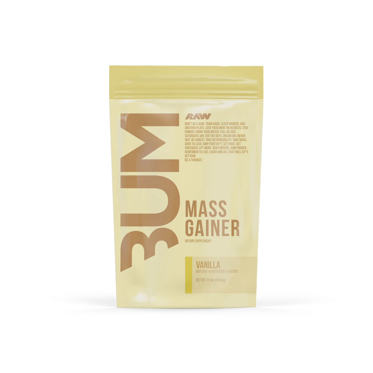 Raw - Cbum Mass Gainer 12Lbs 20 Servicios