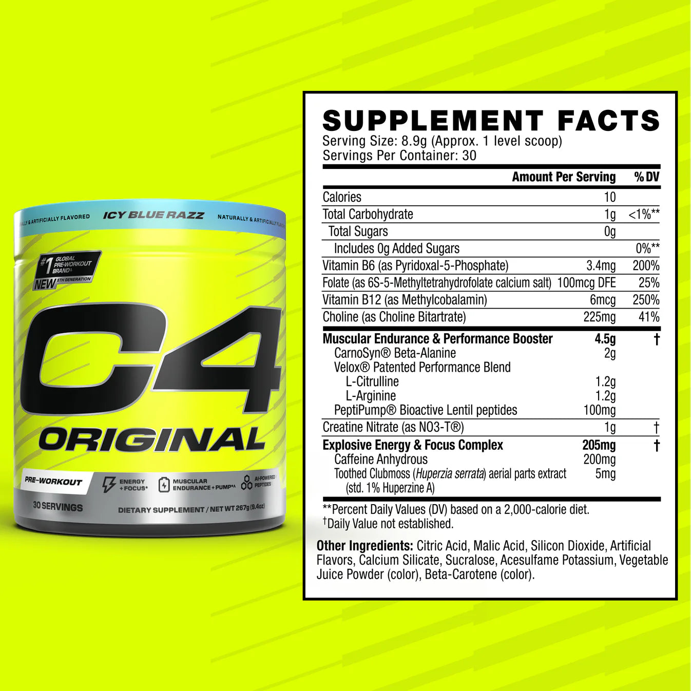 Cellucor C4 - Original Pre-workout 30 servicios