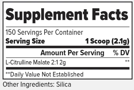 Nutritional Information for Default Title