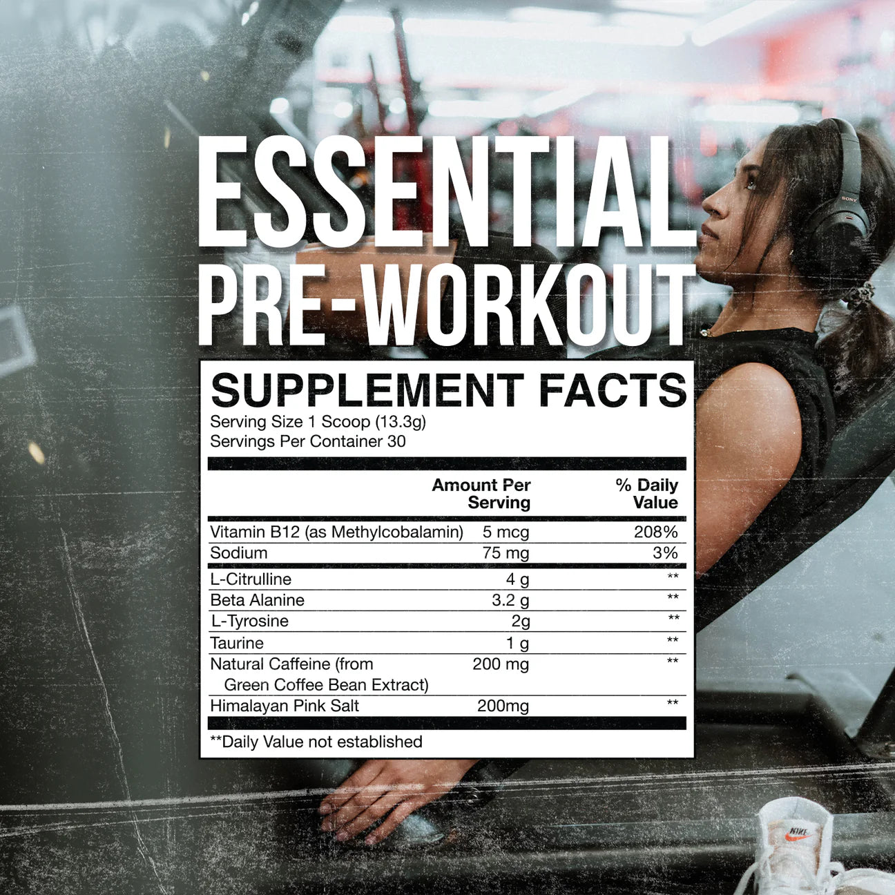 Raw - Cbum Essential Pre-entreno 30 Serv