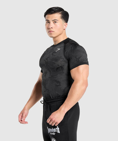 Geo Seamless T-Shirt - slim fit
