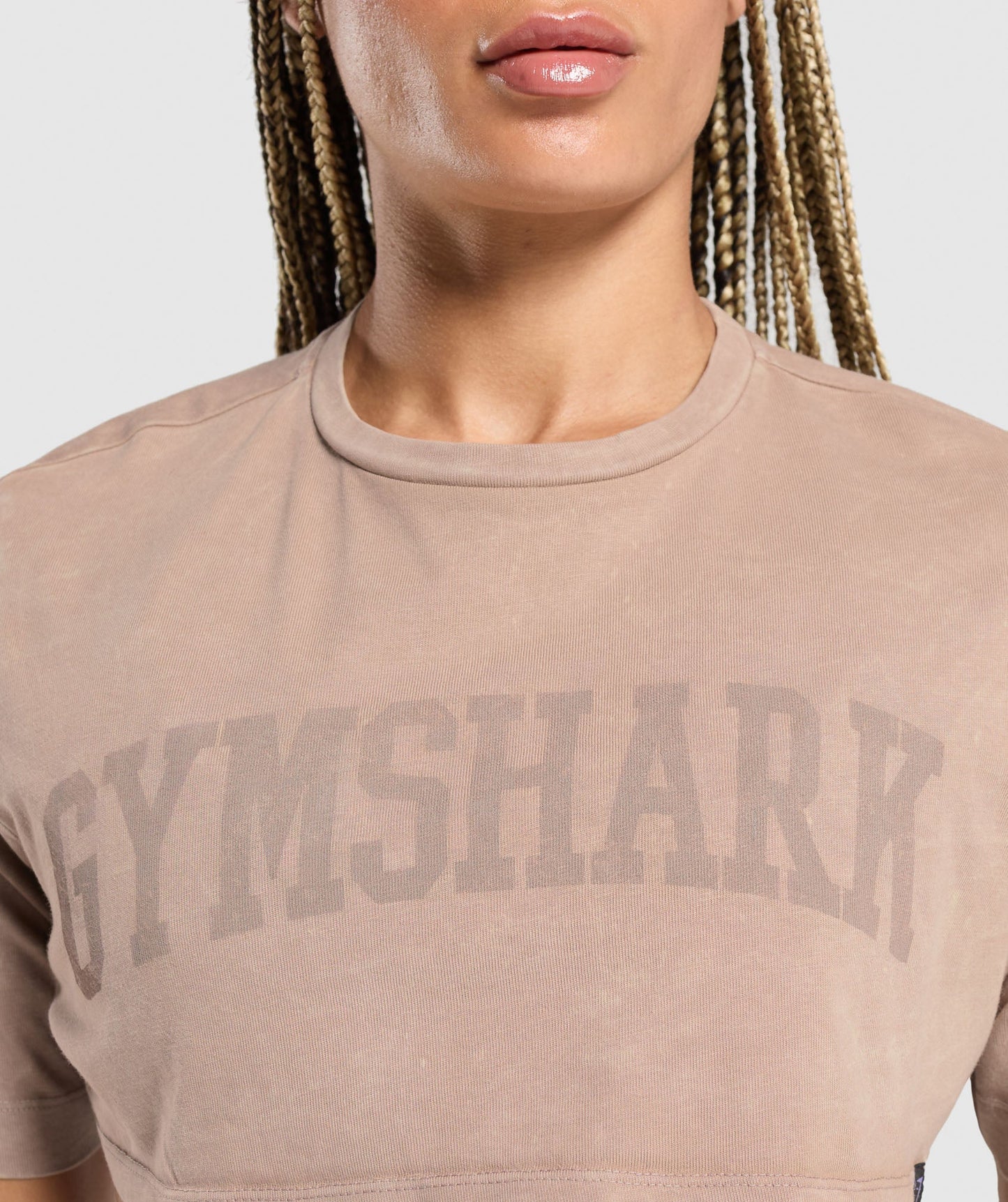 Collegiate Shadow Washed Crop Top