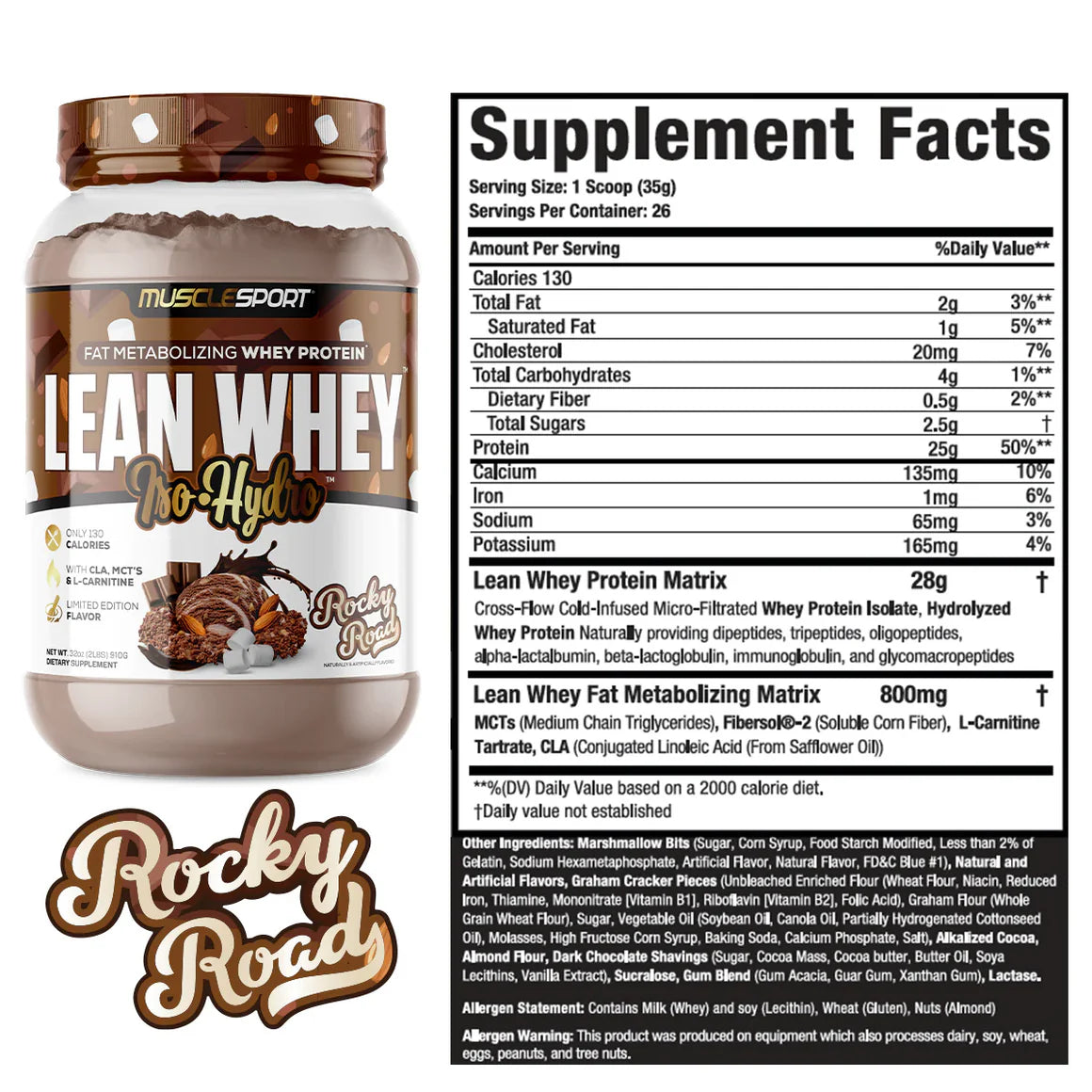 Musclesport - Lean Whey™ Iso Hydro Gourmet Protein 2lb