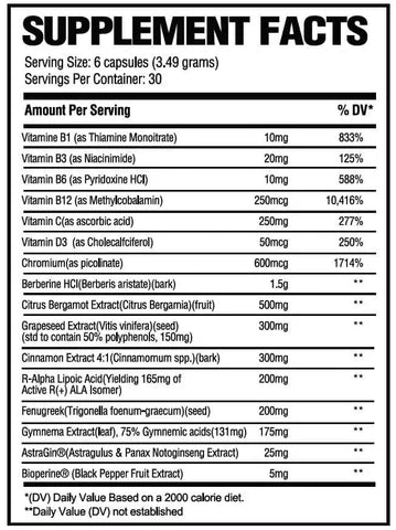 Revive - Glucose Blood Glucose Suppert 180 Caps